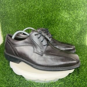 Vintage 90s Studio Belvedere Dumbarton Square Toe Dress Shoe Brown 10.5D